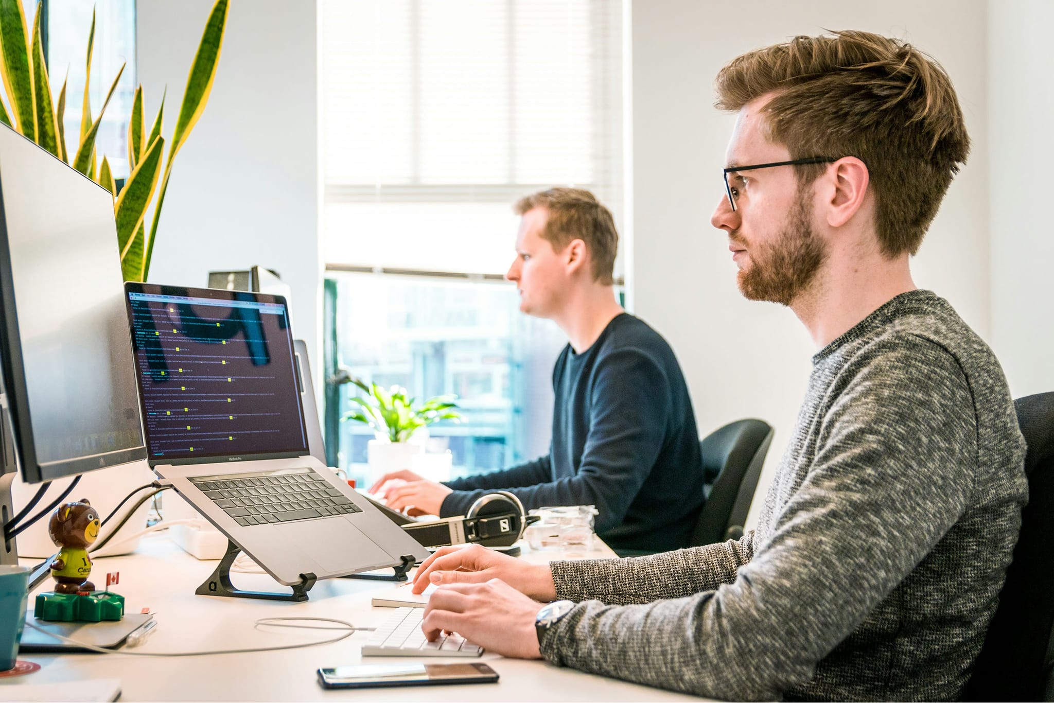 Laravel developers aan het werk